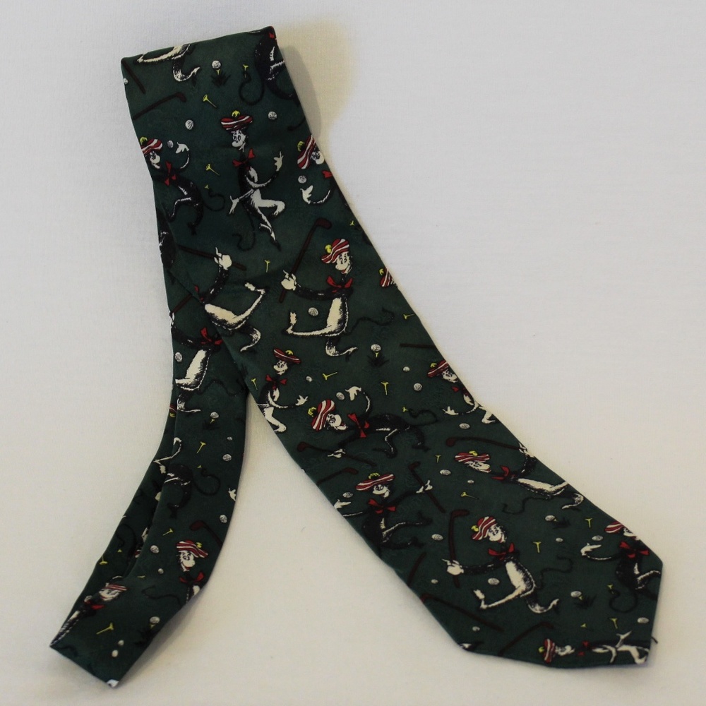 Cat in the Hat Golfing Tie